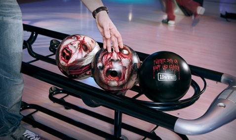 Zombie Head Bowling Balls