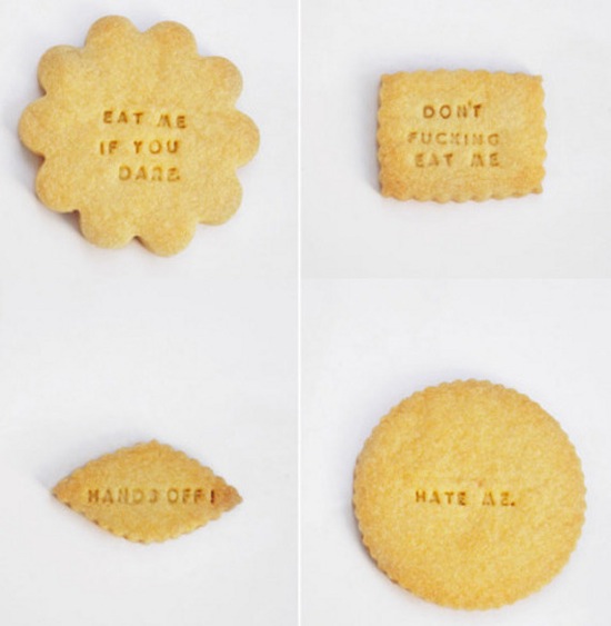 Design fetish rude messaged diet cookies 2