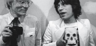 Andy Warhol and Mick Jagger