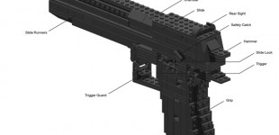 LEGO Heavy Weapons- Desert Eagle handgun