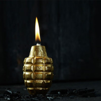 hand grenade oil lamps