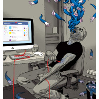 Likecoholic by Asaf Hanuka