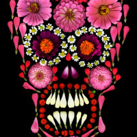 skull flower