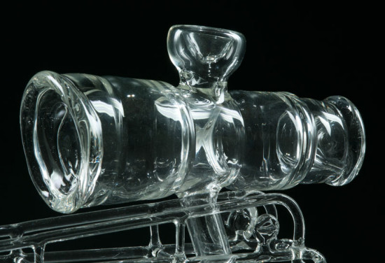 Assault Rifle Glass Smoking Pipe