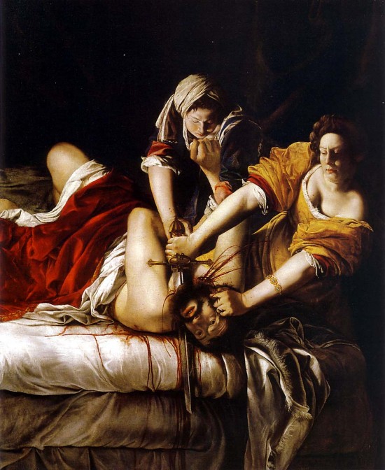 Judith Beheading Holofernes - Artemisa Gentileschi