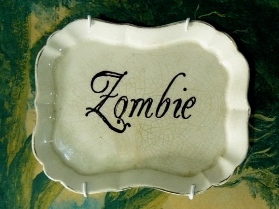 Zombie small plate