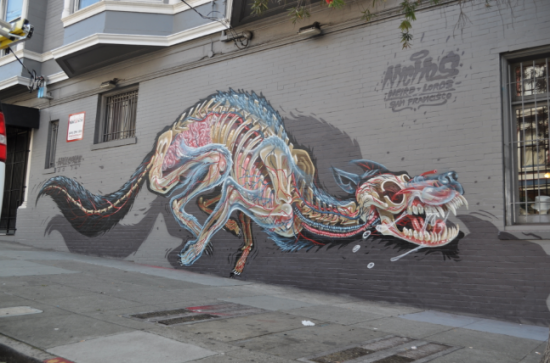 5 Nychos_x-ray of a wolf_ Haight Ashbury SF 2014 Photo byRabbiteyemovement